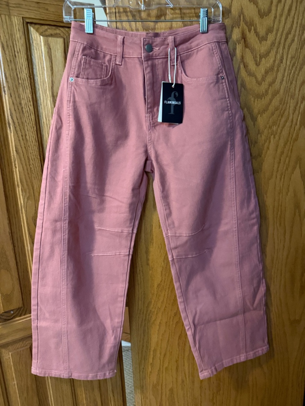 Pink Women's High-Rise Relaxed Jeans